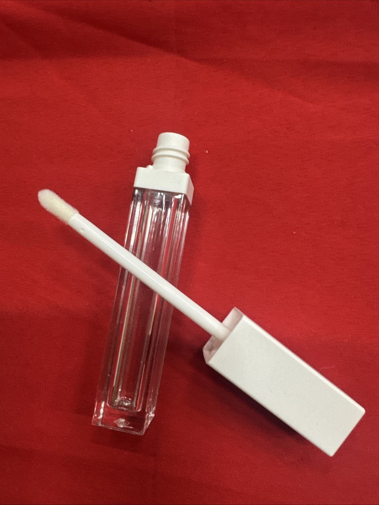 6 Pcs Ergonomic Lip Gloss Applicator Glossy Balm Containers