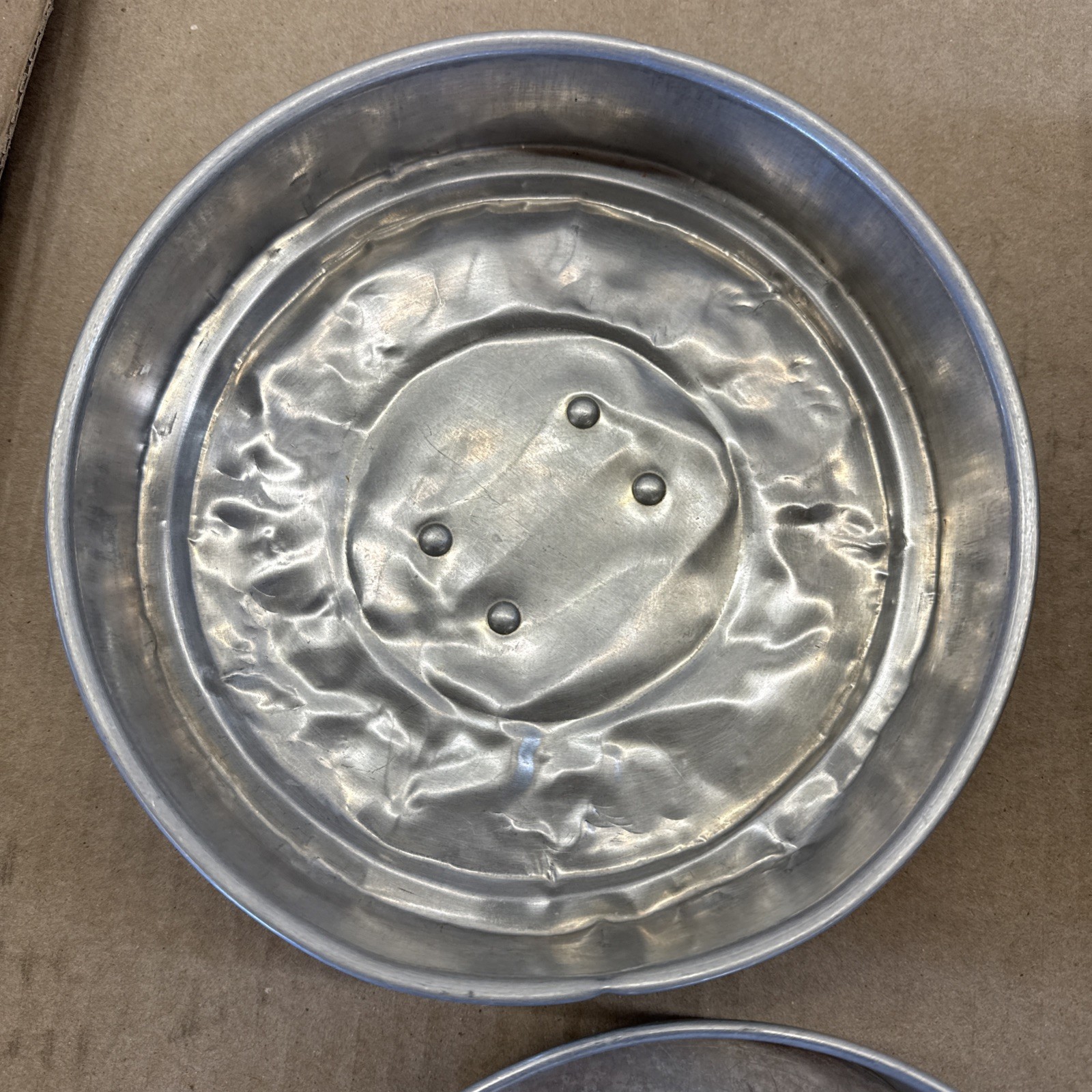 Vintage 4-piece Aluminum Coal Miner's Lunch Bucket In Very Good Used Condition