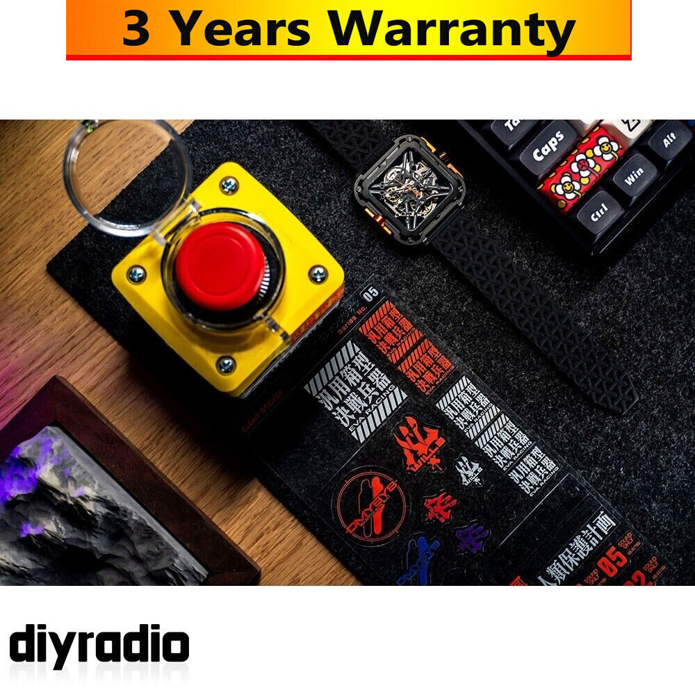 Wireless Push Button Switch for Computer Host Button w/Dust Cover for EleksMaker