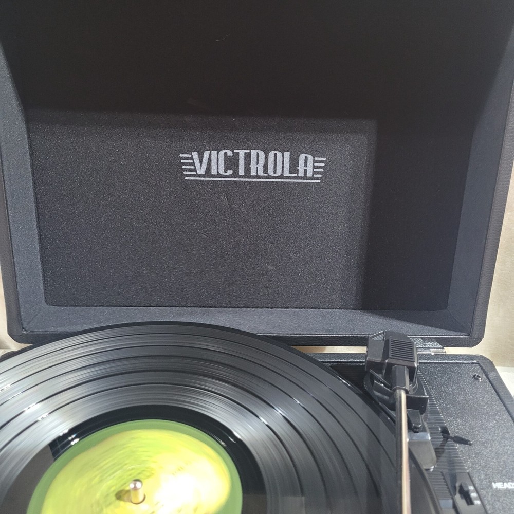 Victrola Suitcase Electric Record Player with 3-Speed Turntable