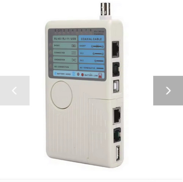 Professional Multi Function 4 In 1 Network Cable Tester RJ45/RJ11/USB/BNC LAN Ca