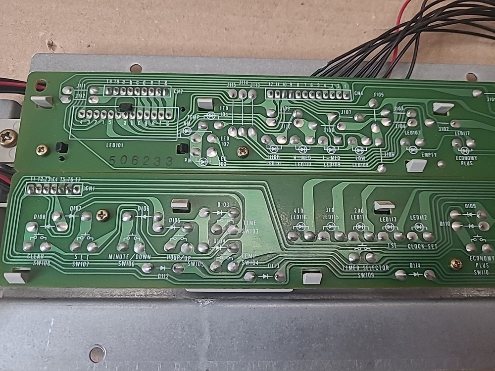 Monitor MPI 441 Heater Control On Off Temperature Button Computer Panel Board