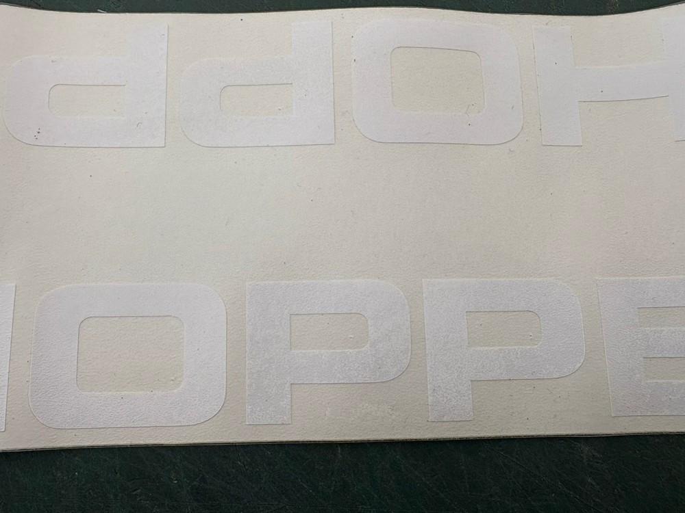 Raleigh Chopper MK1 Decal Set - Accurate & High Quality - Gloss White