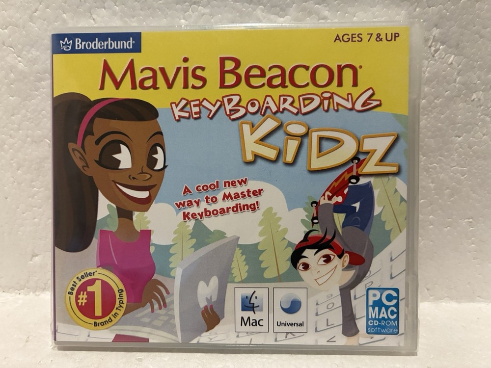 Mavis Beacon Keyboarding Kidz PC/MAC 2010 Release - New Sealed