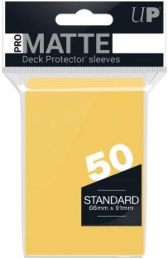 Ultra Pro Standard Pro-Matte Sleeve (50 Pack) - Yellow