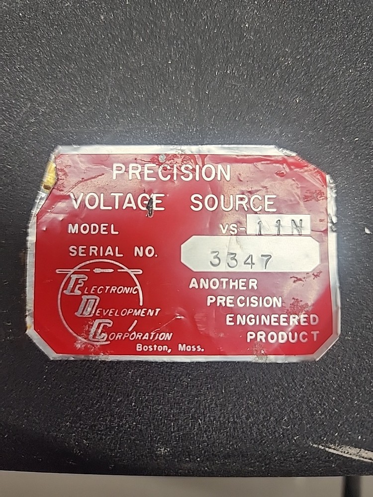 EDC VS-11N Precision DC Voltage Refrence - Electronic Development Co.