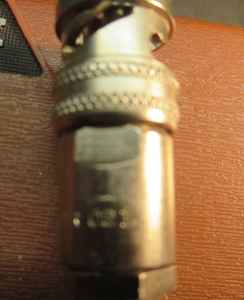 Excaliber Systems X2AA1-0.2 Coax Connector Cable 8 3/4" E To E Used See Pics