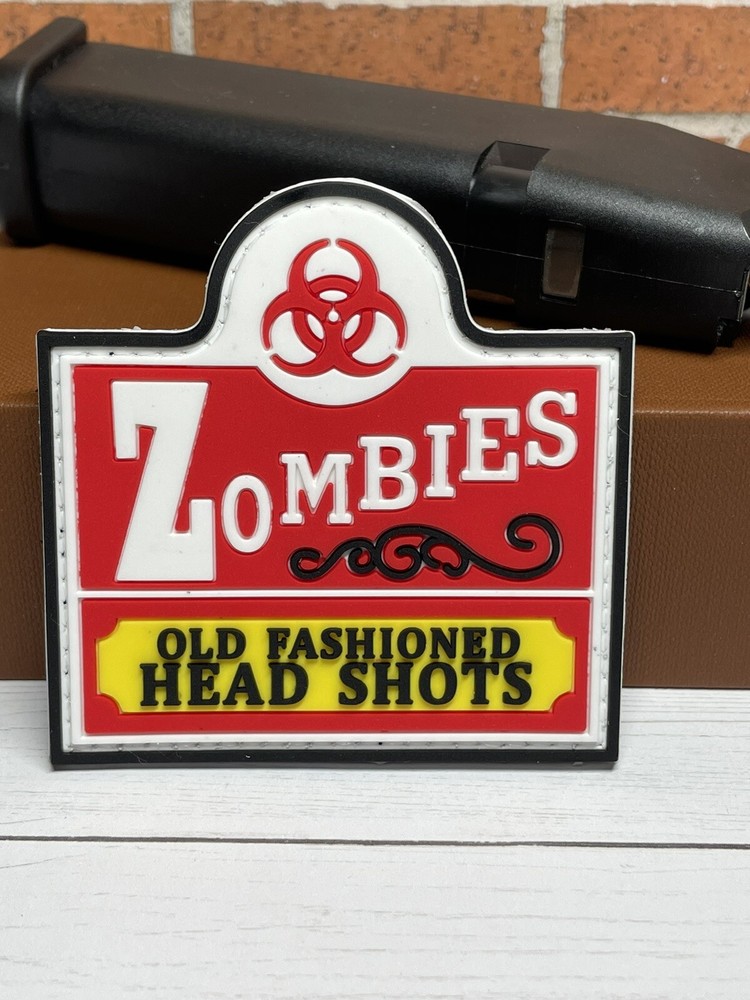 Tactical PVC Patch - Morale Zombies Patch - Zombies Gun Biohazard Patch