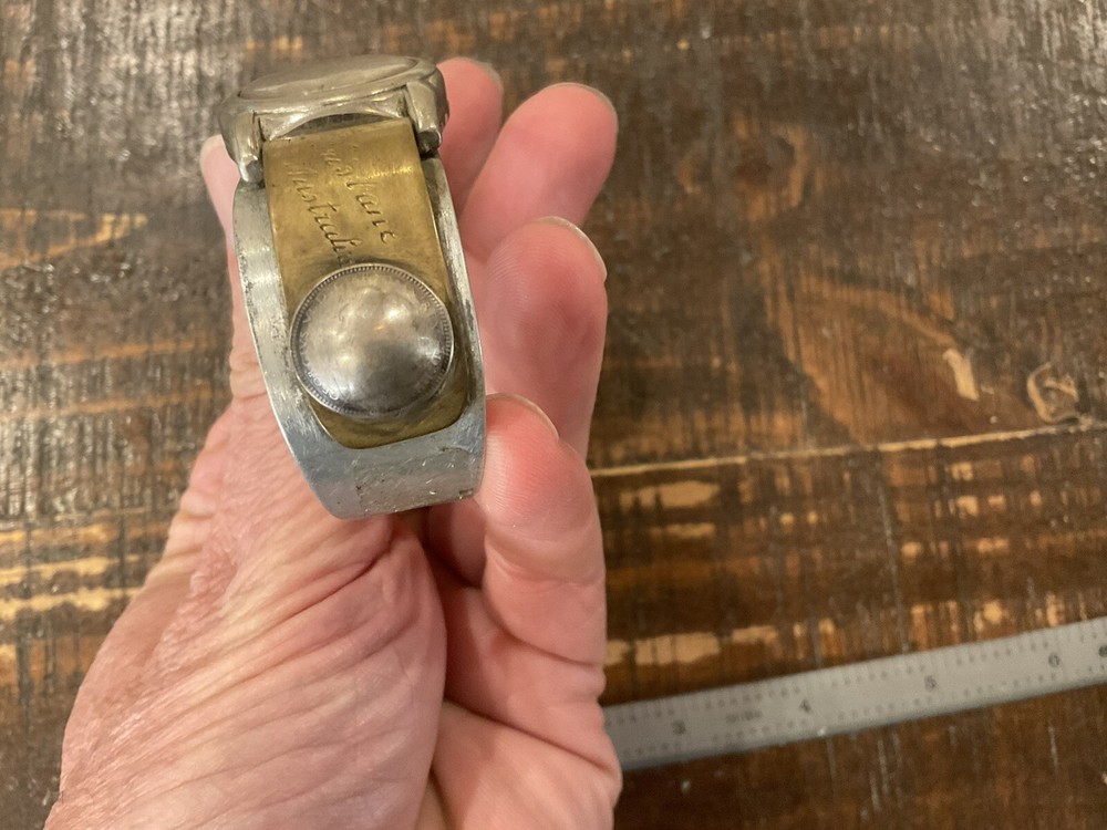 ORIGINAL WWII US GIS CUSTOM BAND W/ WATCH BRISBANE AUSTRALIA