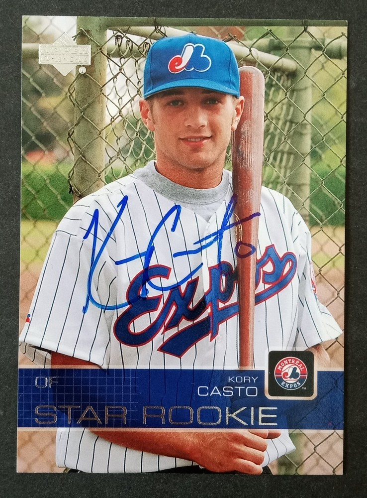 2003 Upper Deck SIGNED:  Kory Casto, EXPOS #22