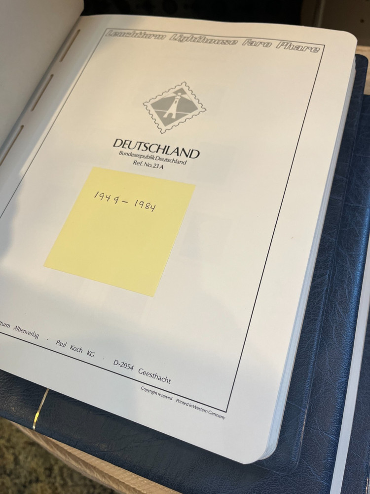 Stamp Album Set - Deutschland/Germany - Leuchtturm/Lighthouse - Mint Condition