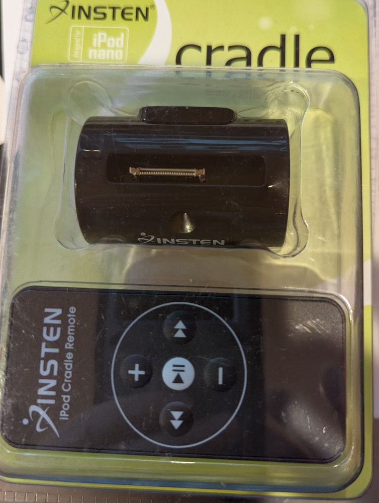 IPod Nano INSTEN * Wireless Remote Control Charging Cradle Black