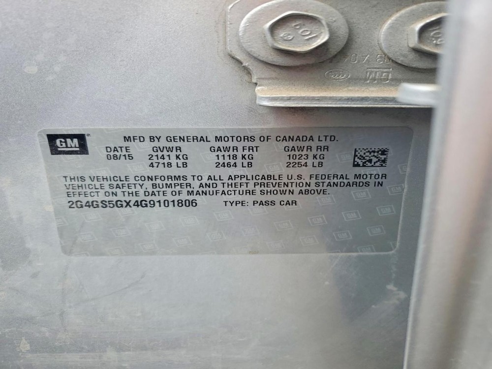 Used Blind Spot Detection System Warning Control Module fits: 2016 Buick Regal D