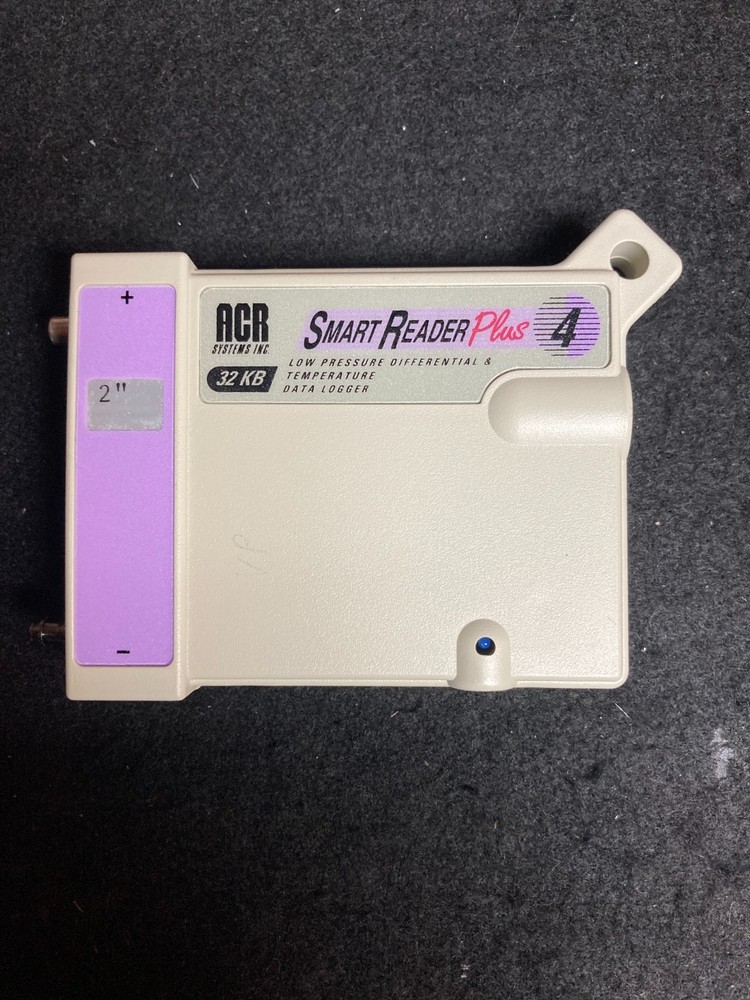 ACR SMART READER PLUS 4 LO PRESSURE DIFFERENTIAL DATA LOGGER - 2" RANGE