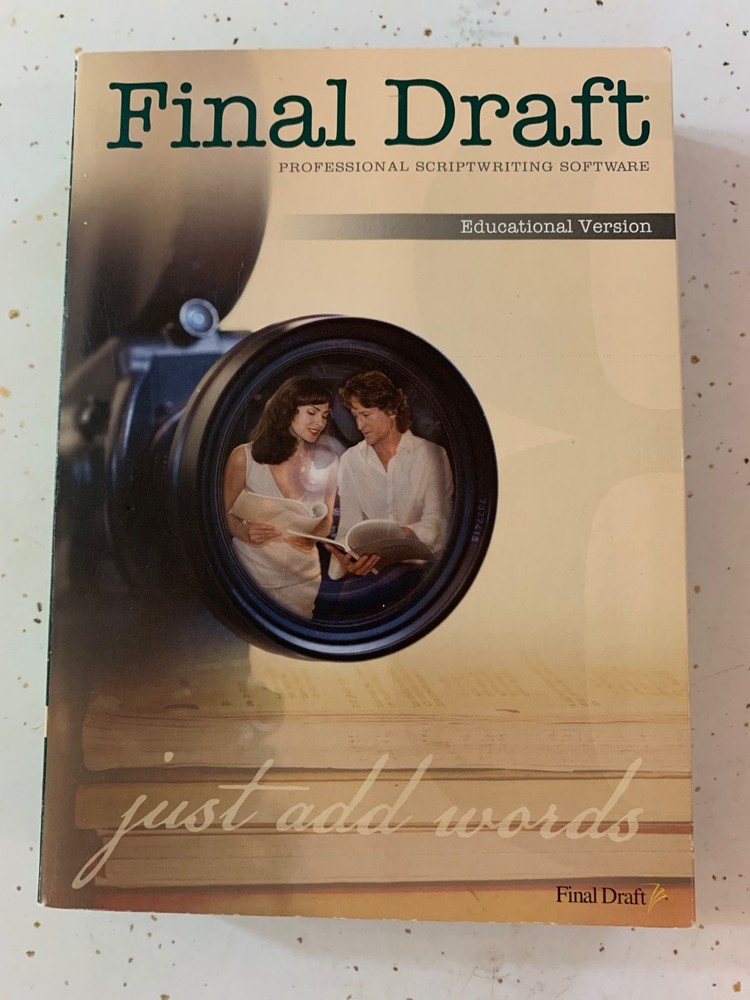 Final Draft Professional Scriptwriting Software Version 8 MAC Windows PC CD 2009