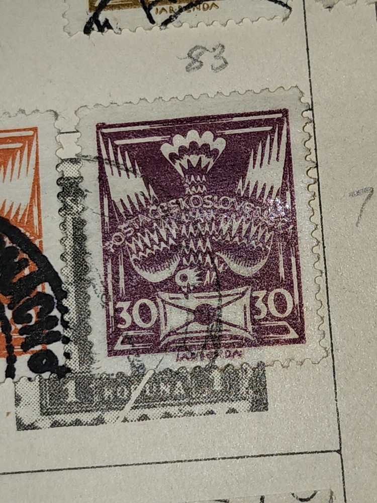 Foreign Ceskoslovenska 30c Stamp Used - #H199