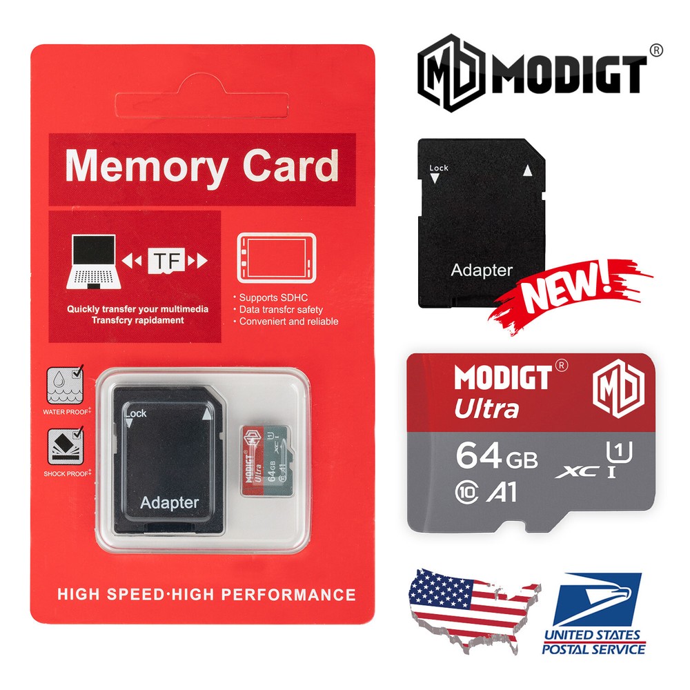 Micro SD Card 64GB High Speed TF Card Class 10 for Android phone/Computers LOT