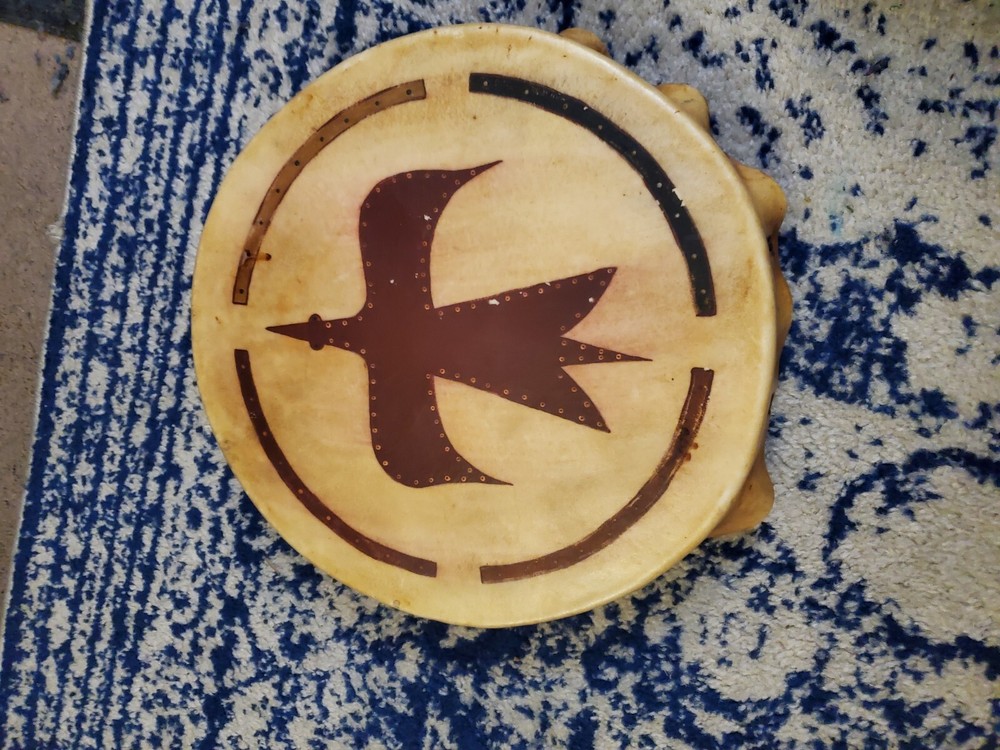 Gorgeous Handmade Leather Drum