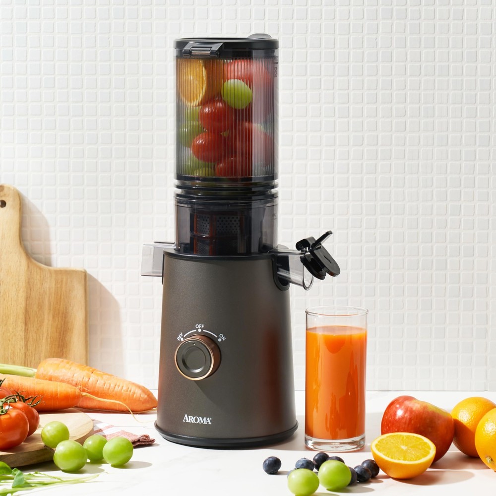 ® Cold Press Juice Machine Slow Masticating Fruit and Vegetable Juicer for Ho...