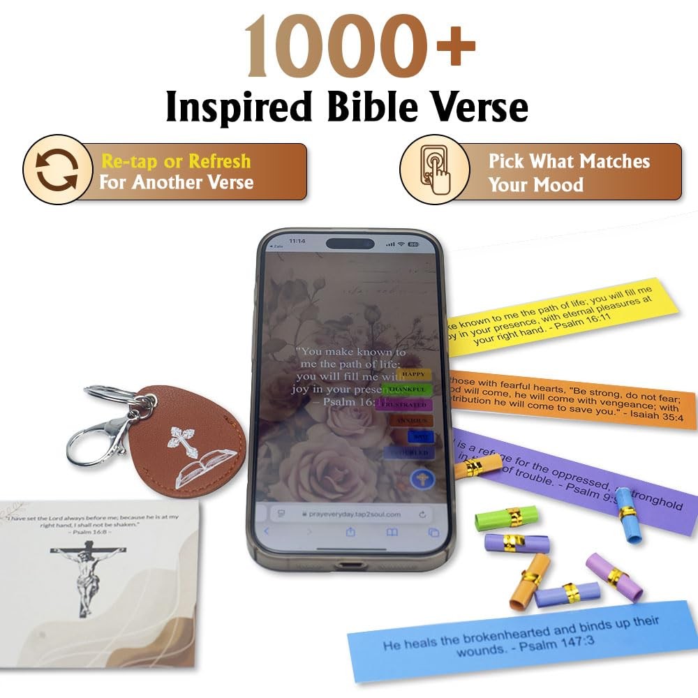 Bible Verse Jar and Keychain NFC, NFC