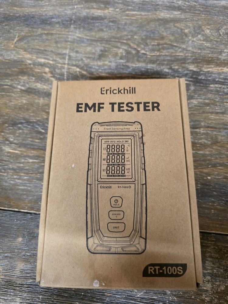 ERICKHILL EMF Meter, Detects Electric and Magnetic Fields, RT-100S