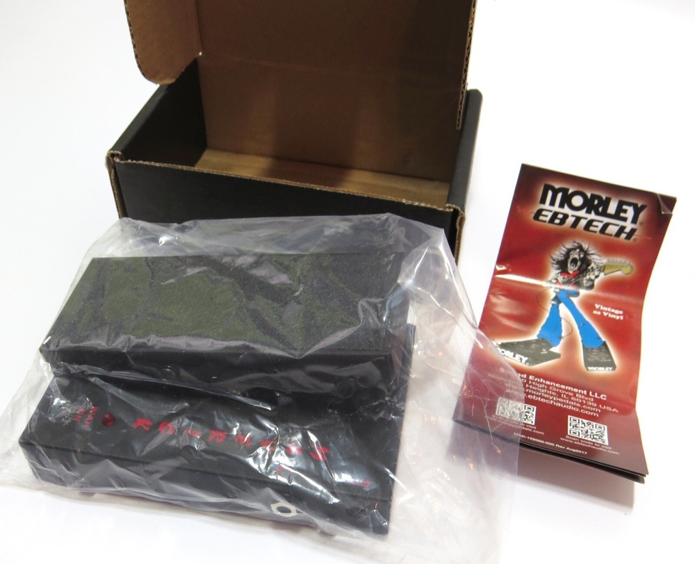 Morley Maverick Mini Switchless Wah Guitar Effect Foot Pedal Controller Open Box