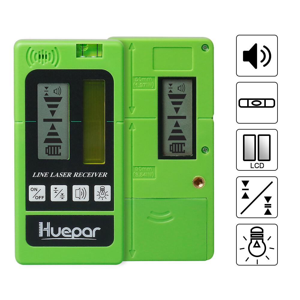 Huepar 16 lines 4D Cross Line Laser Level Multifunction&Remote Control+Receiver