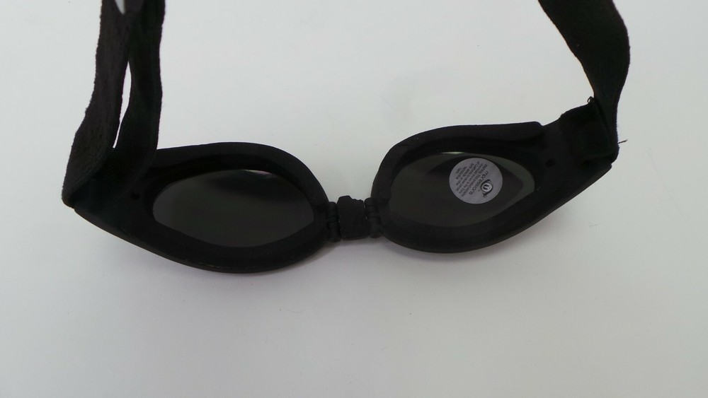 BUGSHIELDS BIKER GOGGLES UV400 BLACK (DNT)BY-18D