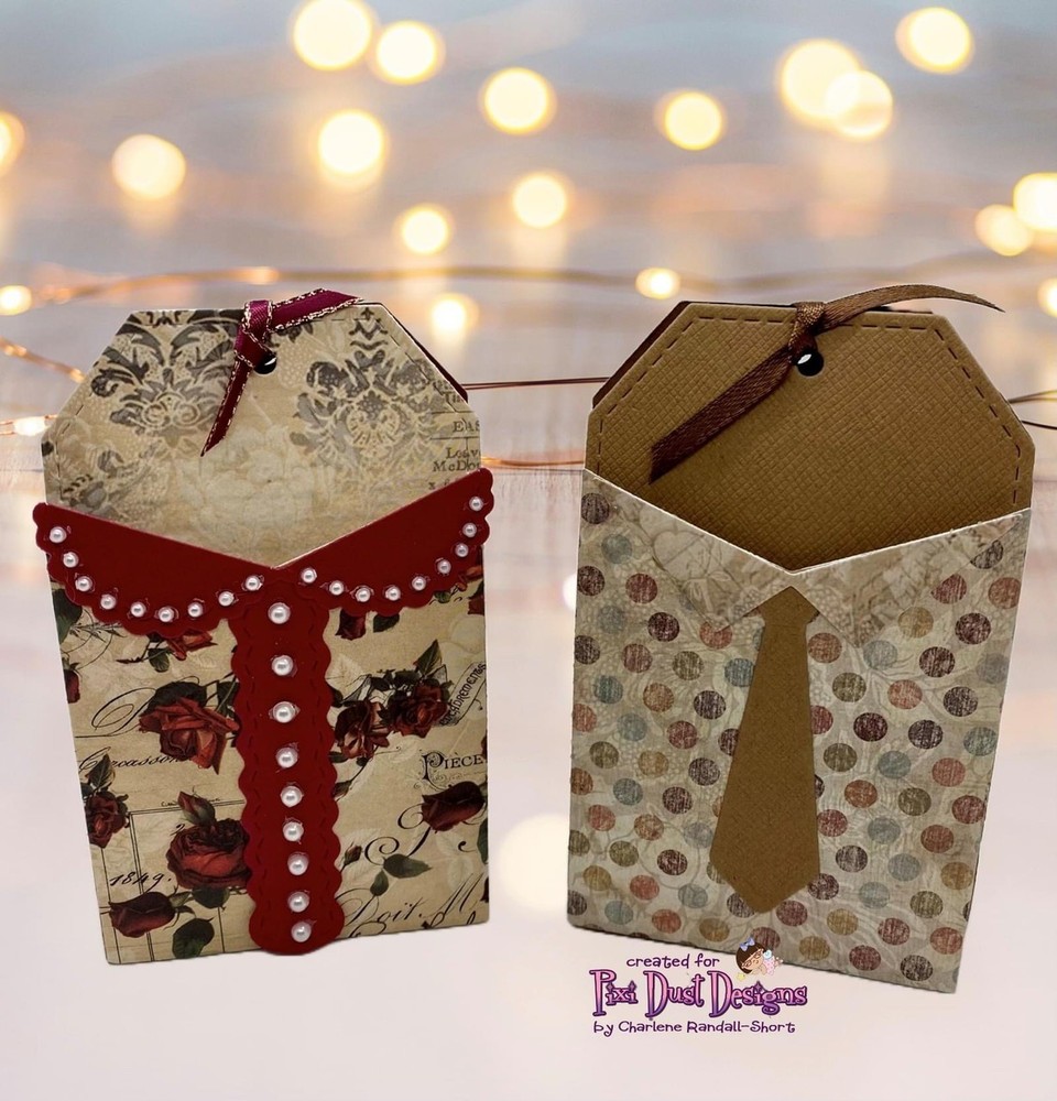 Pixi Dust Designs Cutting Die - Tag His and Hers