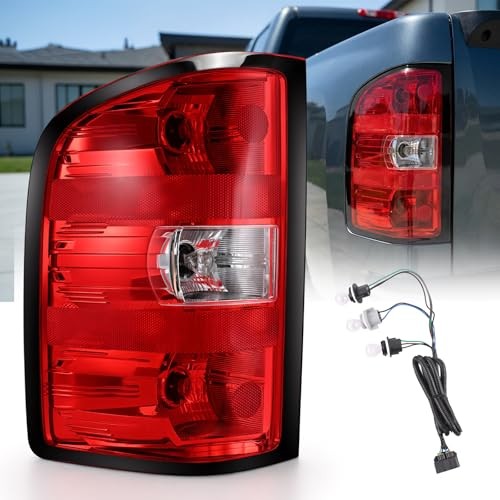 Tail Lights Assembly for Chevy Silverado 1500 2500HD 2007-2013 Left Driver Side