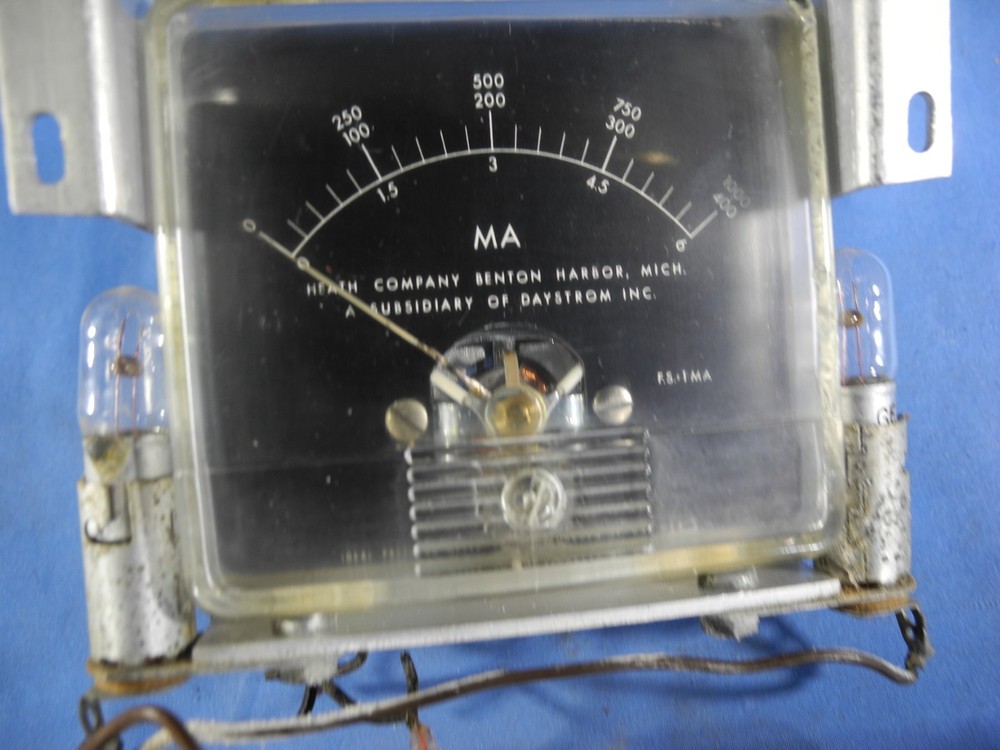 Heathkit VHF-1 Original Meter with Bezel! (Free Shipping!)