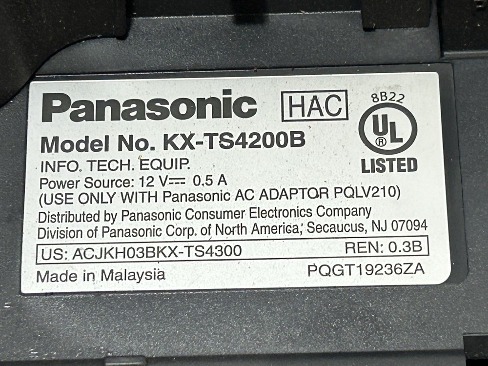 Panasonic KX-TS4200 4-Line Integrated Phone System
