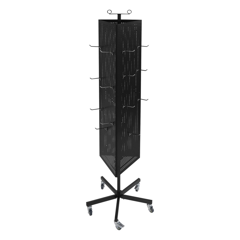 Triangular Grid Panel Display Stand Mobile Grids Wall Showing Shelf Freestanding
