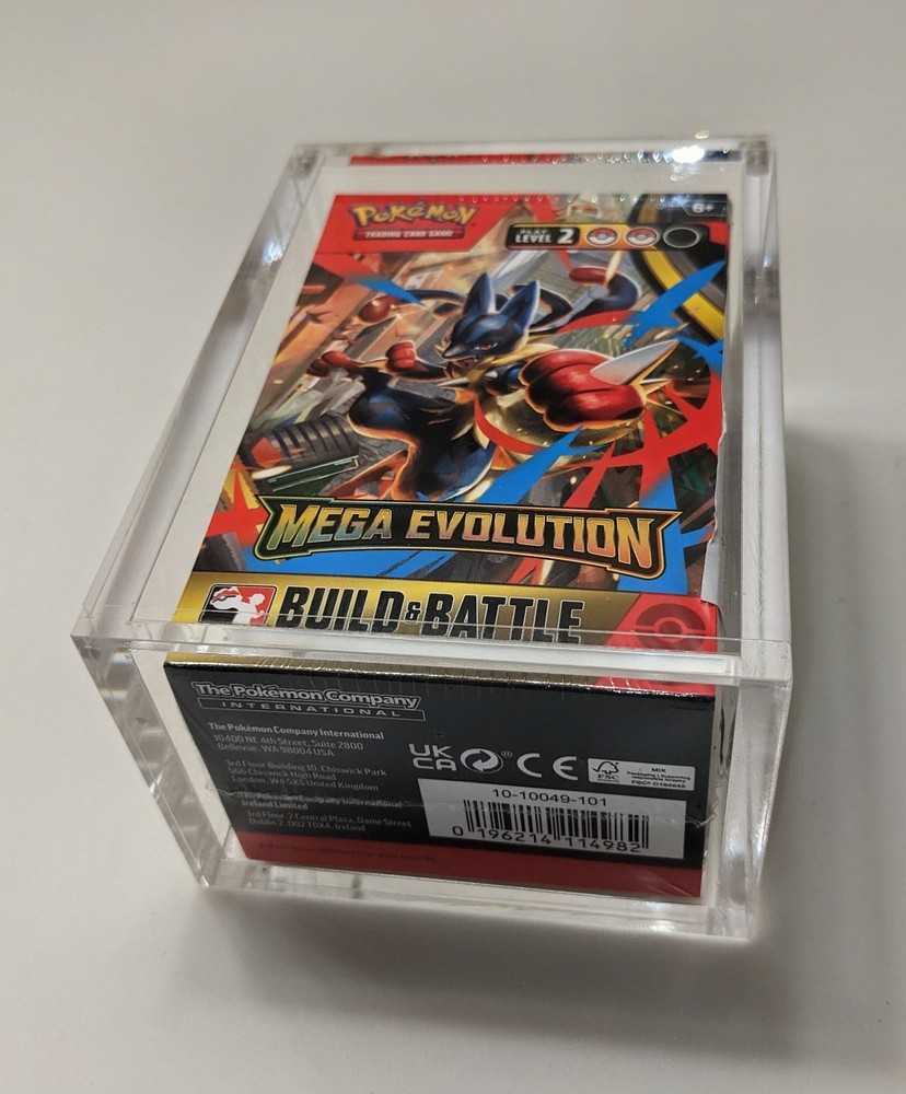 Pokemon Build & Battle Box Acrylic Protective Display Case