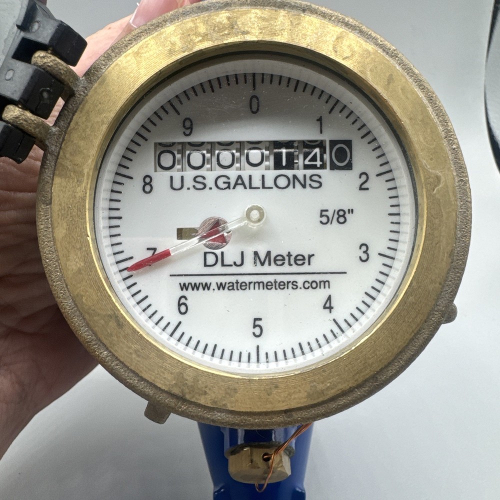 DLJ Water Meter U.S Gallons 5/8”
