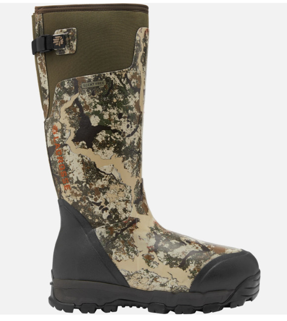 Lacrosse Mens Alphaburly Pro 1600G First Lite Specter Rubber Hunting Boot 376076