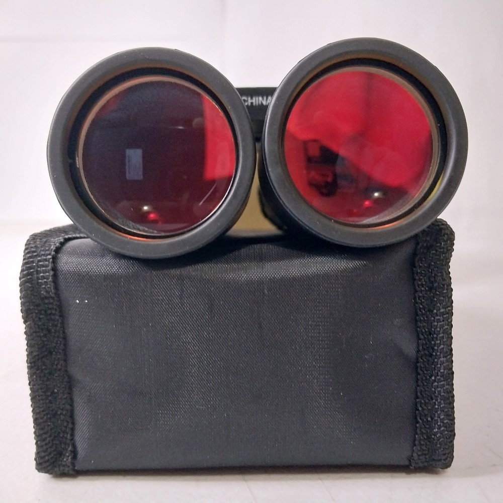 Rugged Exposure Binoculars Rubber Armored 16 x 32 mm Ruby Coated