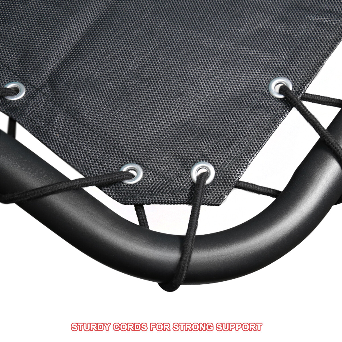 Patio Hanging Chaise Swing Lounge Chair Cushion Orange Outdoor Canopy Arc Stand