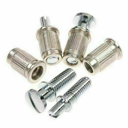 USA String Chrome Tunomatic Bridge Stopbar Set For Gibson LP Epiphone Guitar