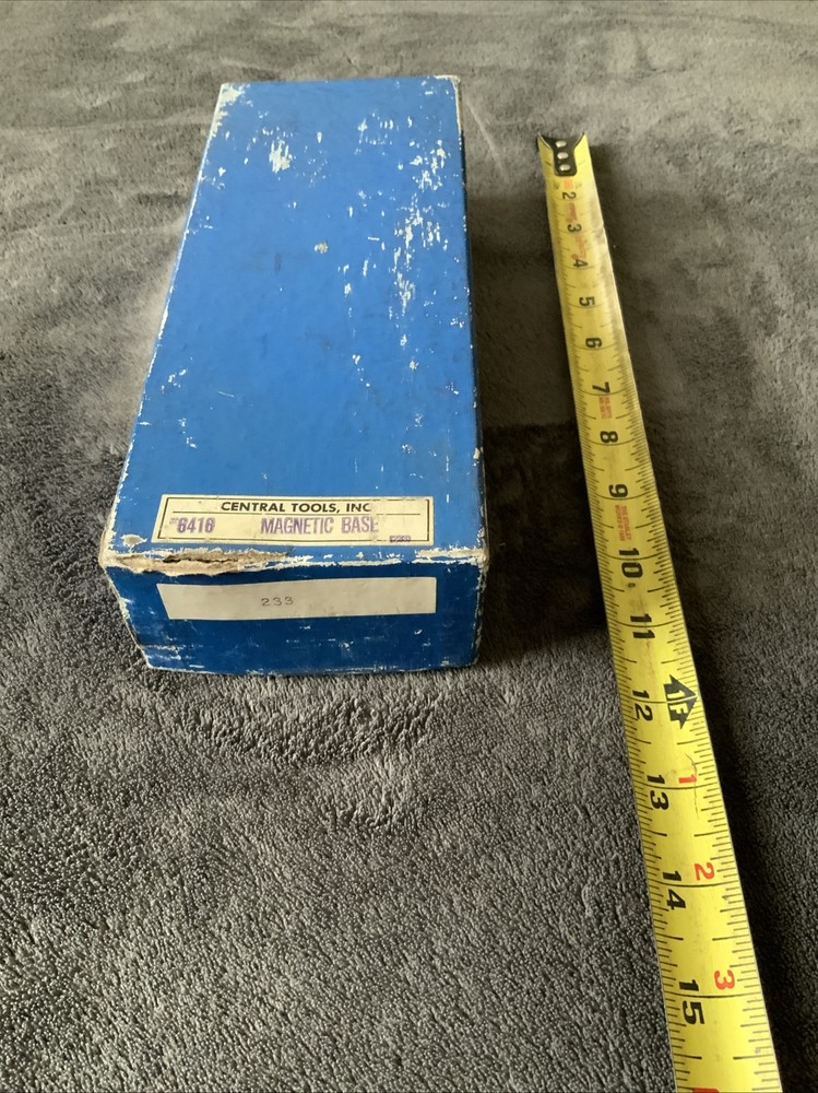 Central Tools Magnetic Base, 6416….see Pics….