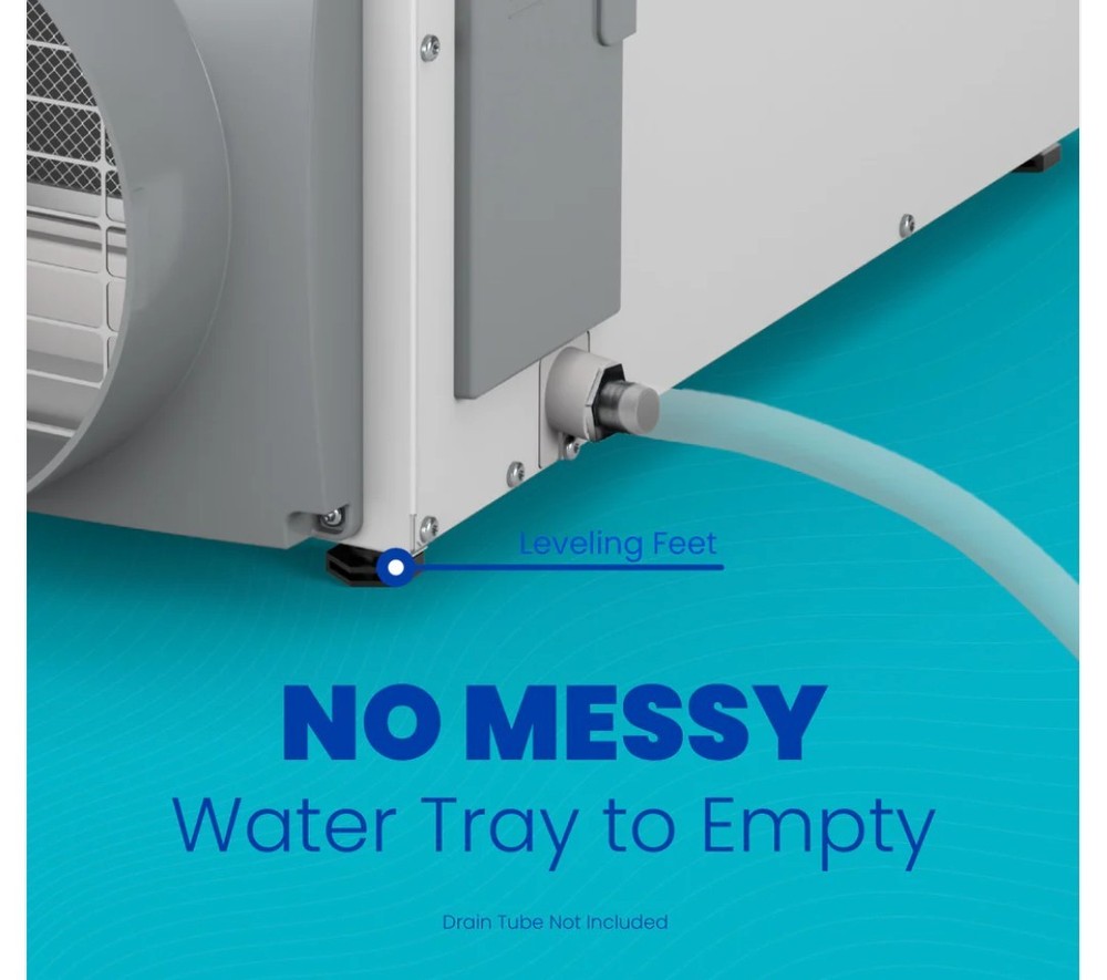 AprilAire E080 Dehumidifier Whole-House 80 PPD Crawl Space Basement
