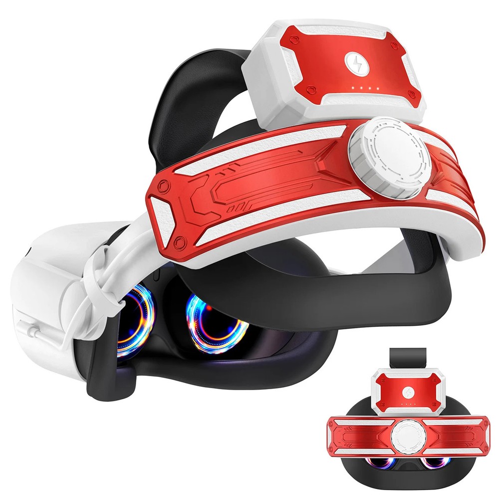 Elite Head Strap with Battery for Meta Quest 2 Adjustable VR Headset Accessory