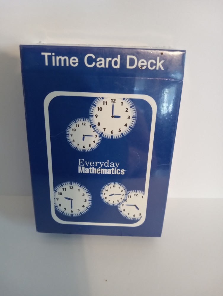 Everyday Mathematics NEW, SEALED Time Card Deck Wright Group McGraw Hill