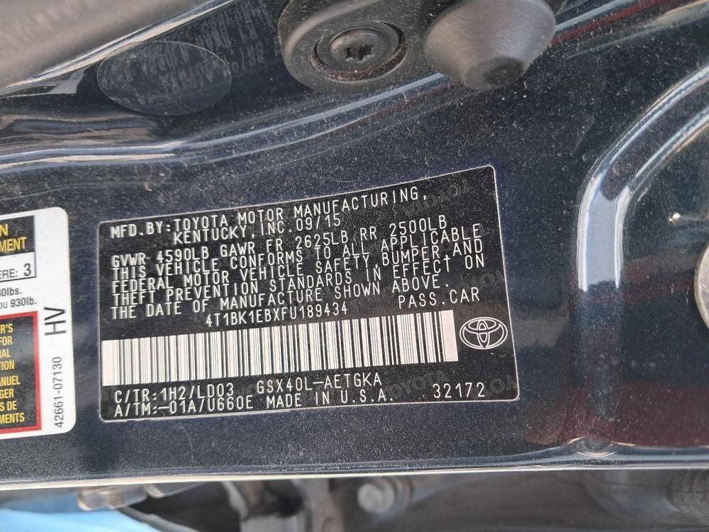 AVALON 2015 Glove Box 4788800