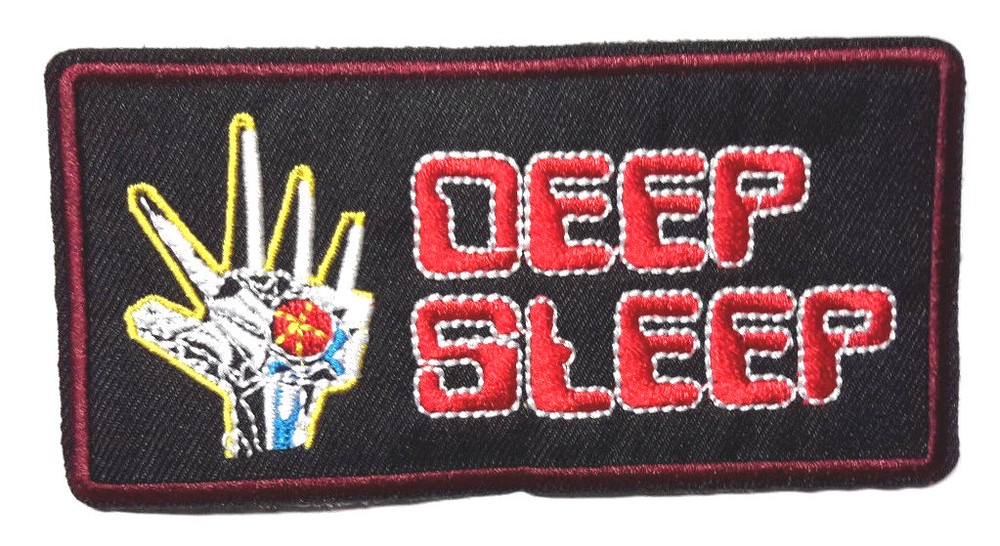 Logan's Run Deep Sleep Red/Black Logo 4.5" Patch- USA Mailed