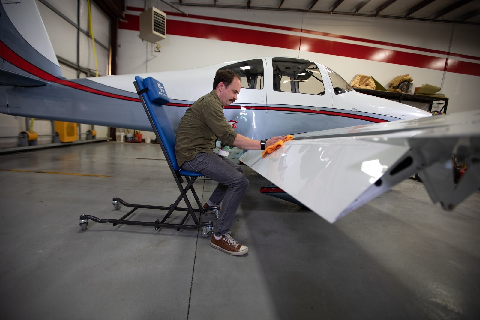 AeroCreeper Deluxe Pkg.; adjustable-height creeper