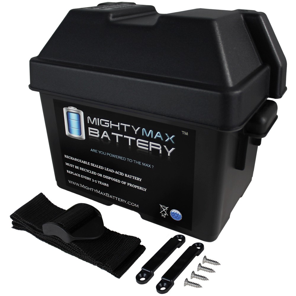 Mighty Max Group U1 Battery Box for Marine, Scooter, Solar Deep Cycle
