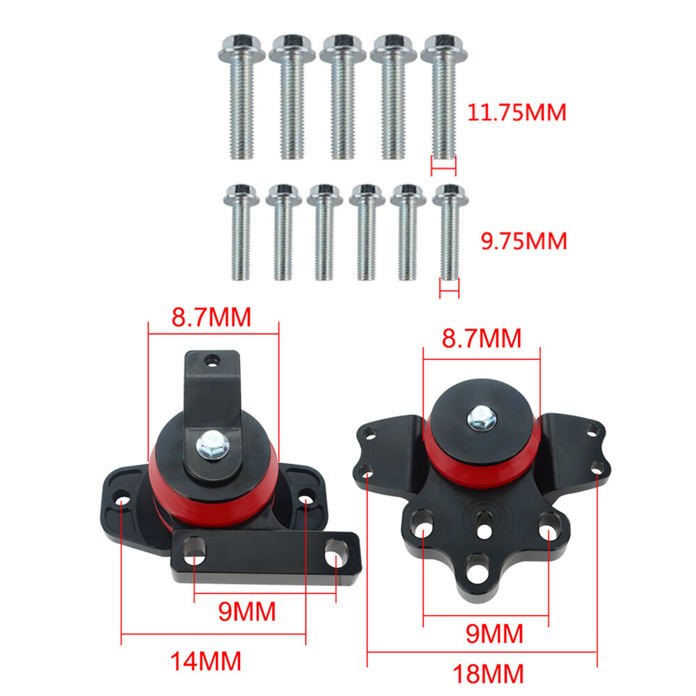 Engine Transmission Mounts For VW Jetta Golf GTI R 2.0 AUDI A3 05-13 2.0 MK5 MK6