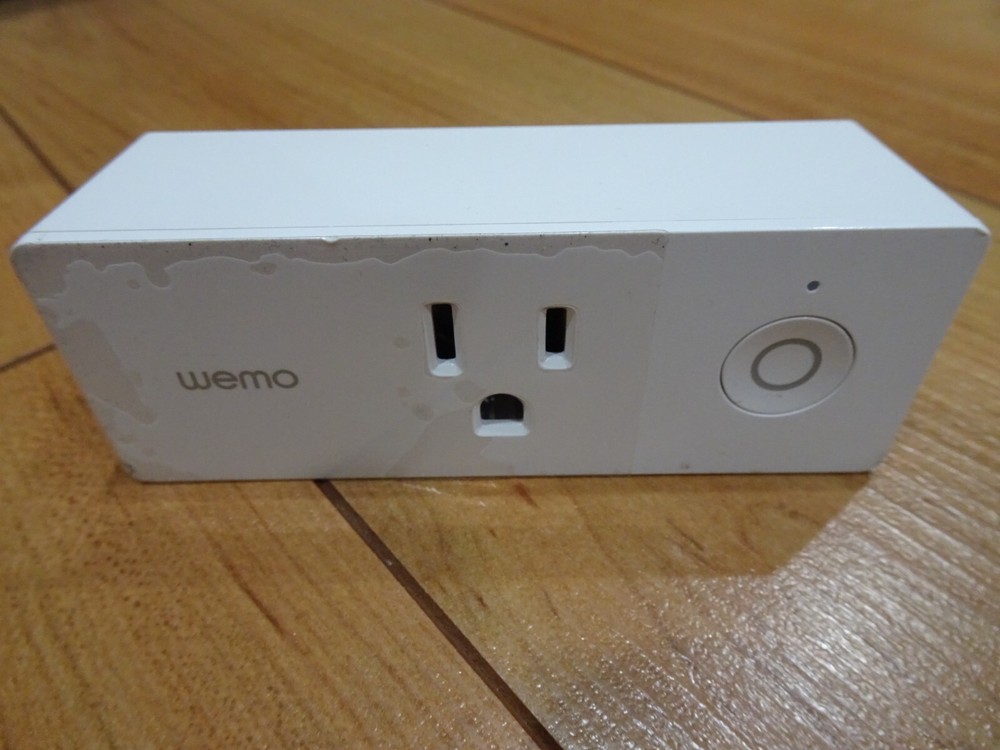 WeMo WiFi Enabled Mini Smart Plug - White (F7C063)
