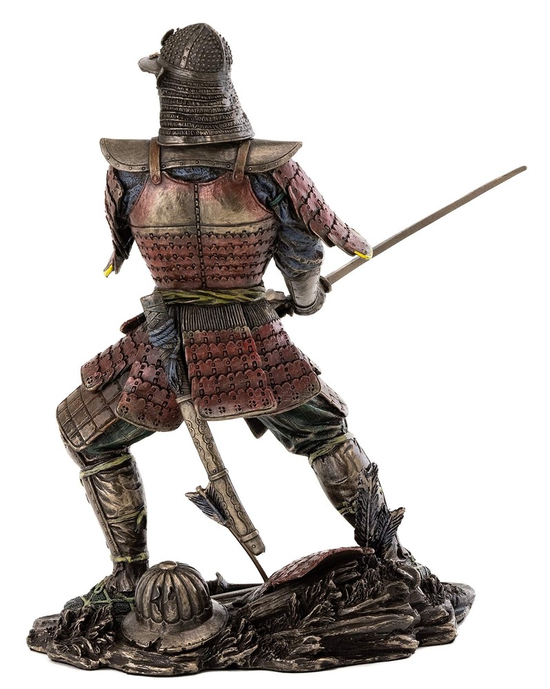 Top Collection Medieval Japanese Samurai Statue - General Minamoto Warrior Sc...